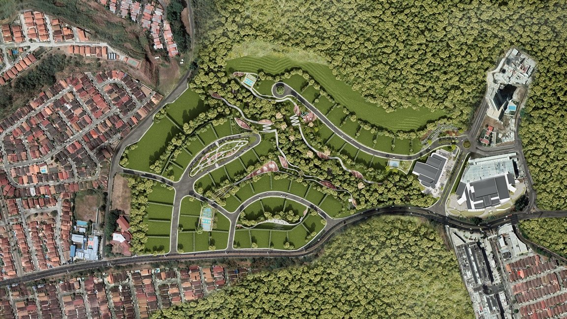 Mapa aéreo Brisas Gardens, Panamá Norte